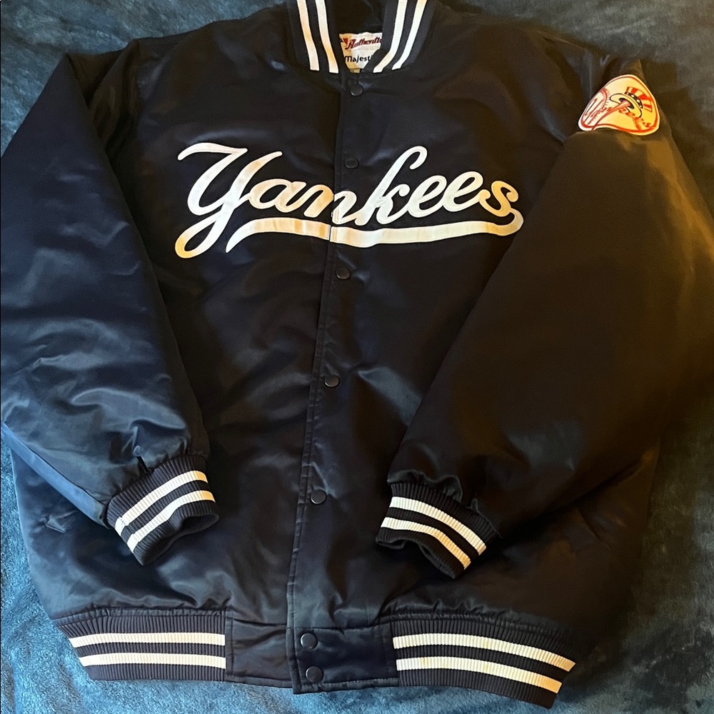 Authentic Majestic Yankees Varsity Jacket